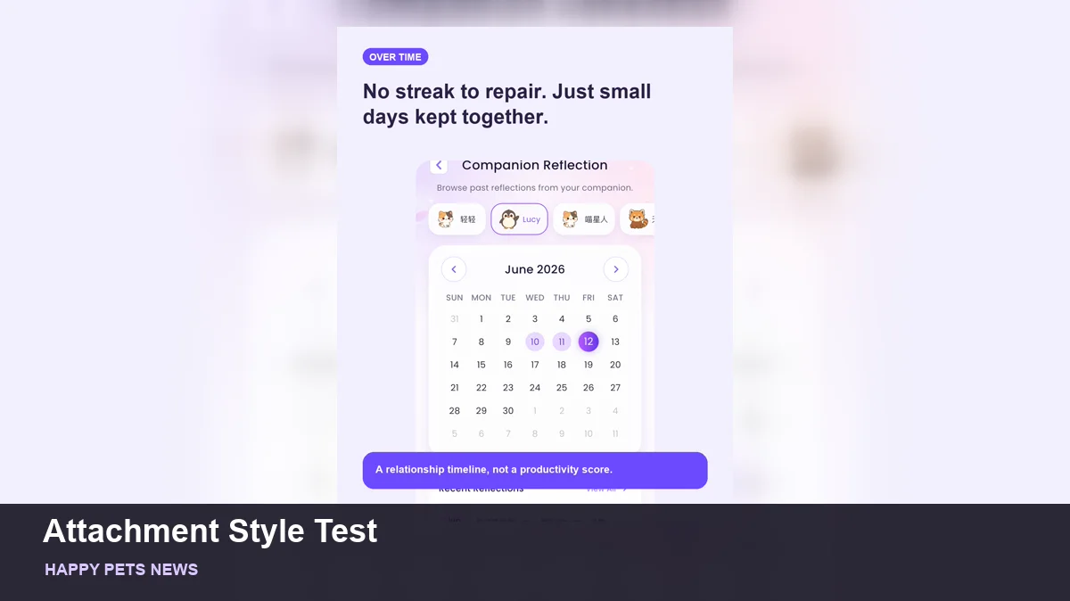 Attachment Style Test for Relationship Reflection